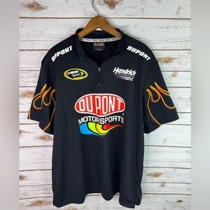 Chase Authentics Dupont Jeff Gordon #24 Nascar Jersey Mens Size Large Black